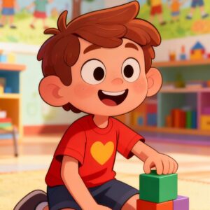 freepik char1 de 3 aos en un kinder jugando en el piso con 21069